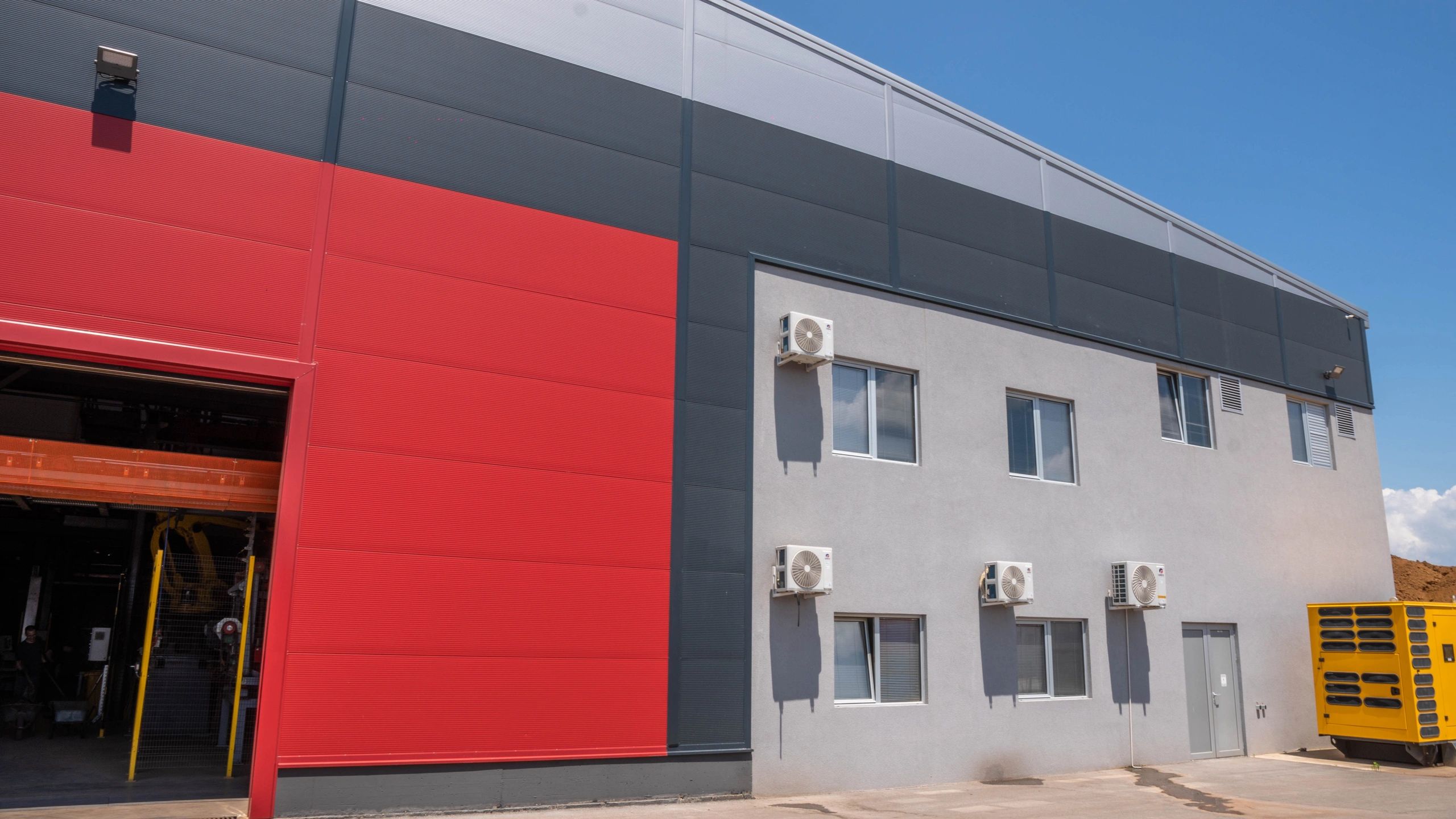 Industrial facility exterior