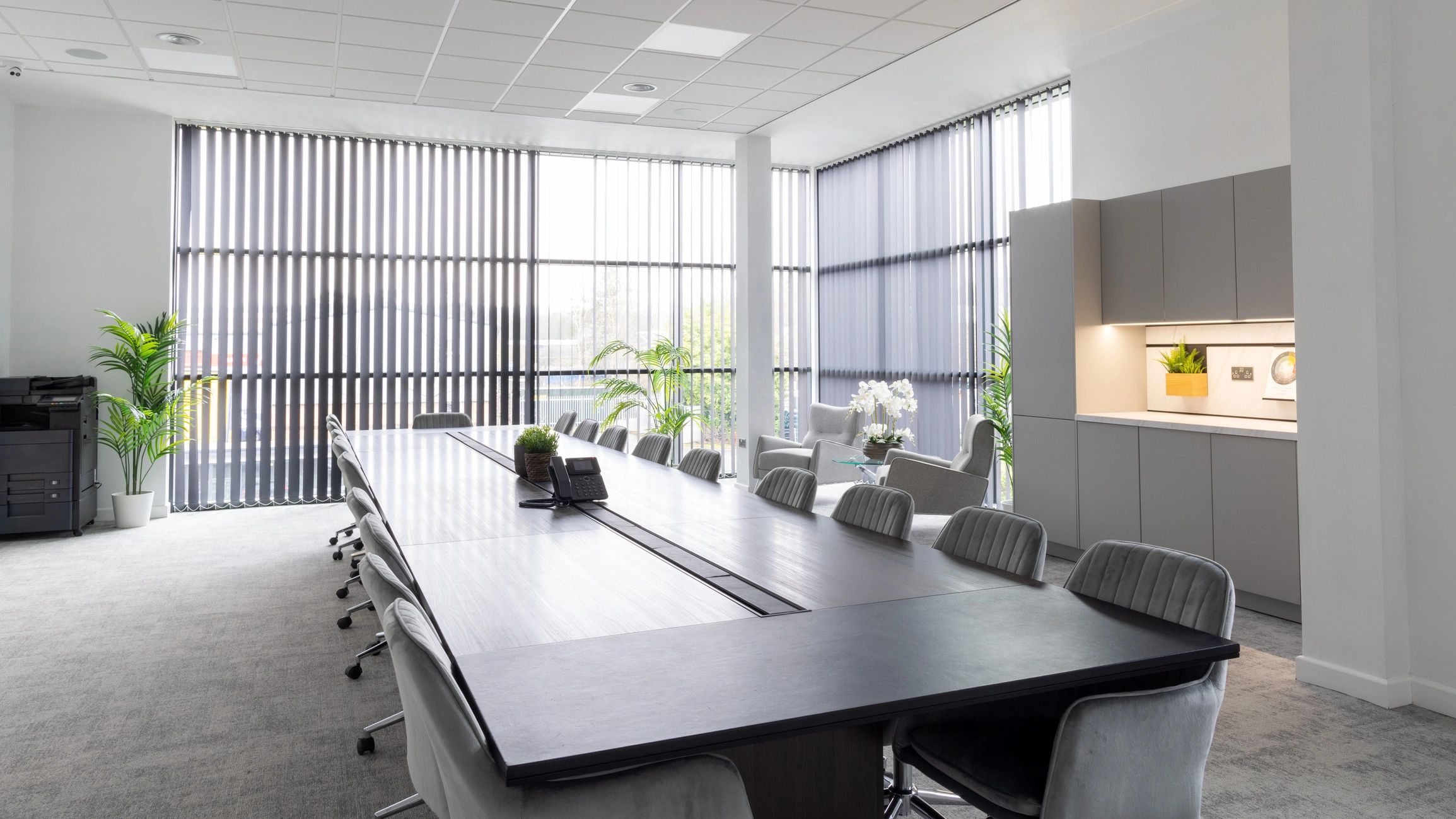 Modern conference room interior