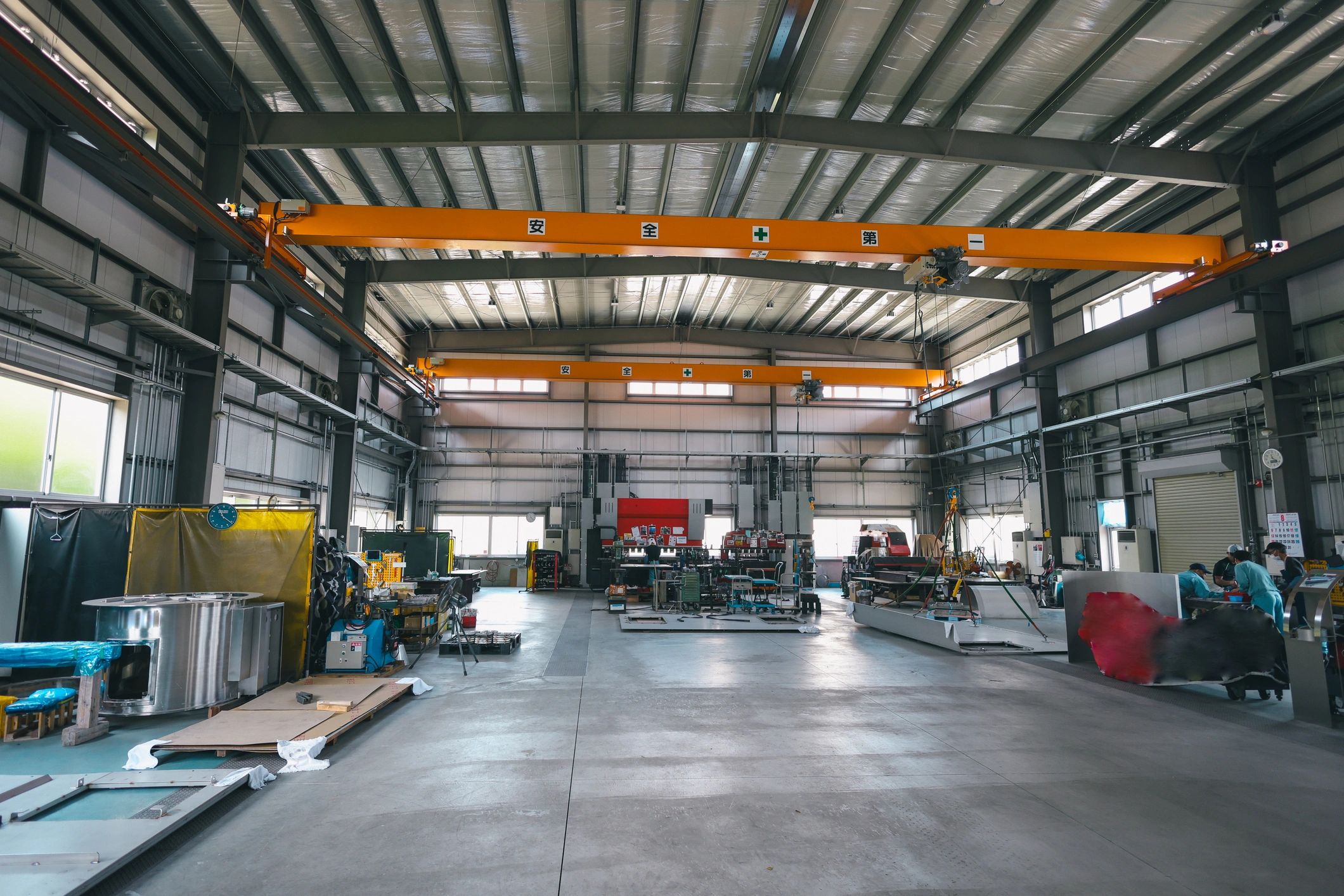 Factory interior for off-site fabrication