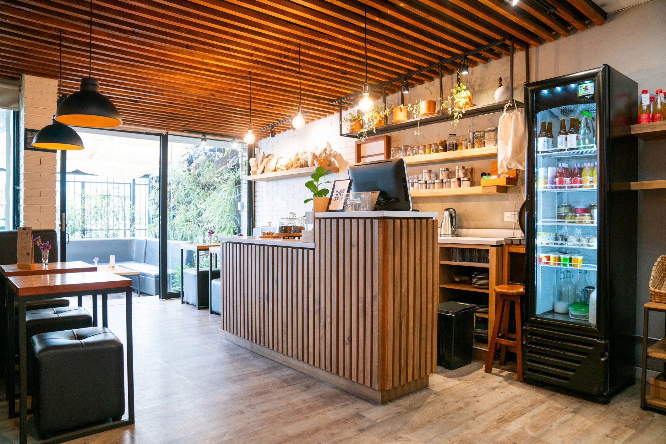 Modern café interior representing hospitality fit-out